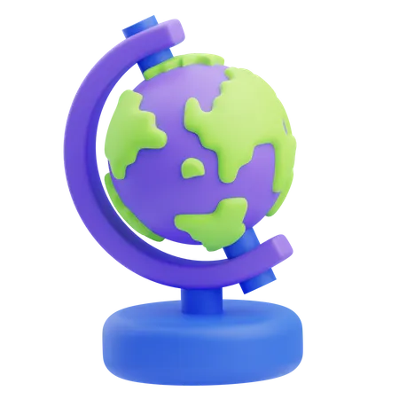 Table Globe  3D Icon