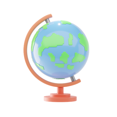 Table Globe  3D Icon