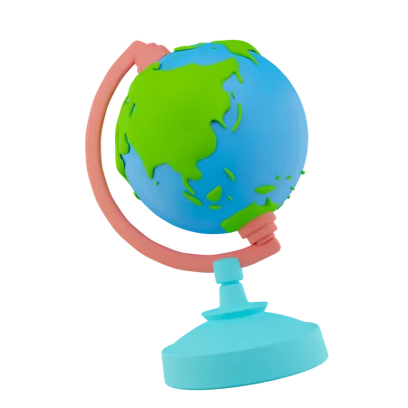 Table Globe  3D Icon