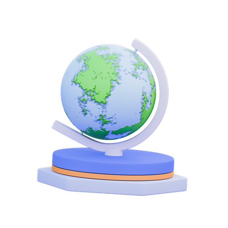 Table Globe  3D Icon