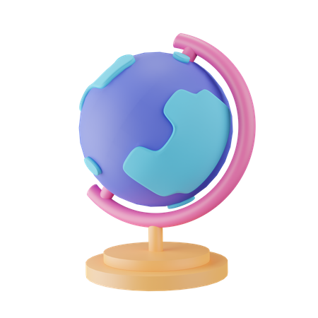 Table Globe  3D Icon