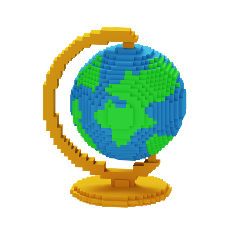 Table Globe  3D Icon