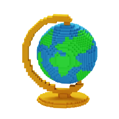 Table Globe  3D Icon