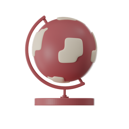 Table Globe  3D Icon