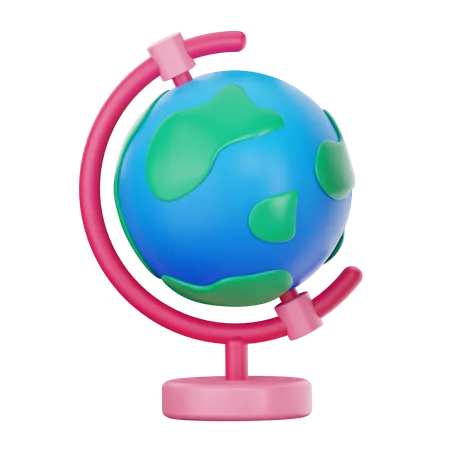 Table Globe  3D Icon