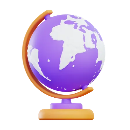 Table Globe  3D Icon