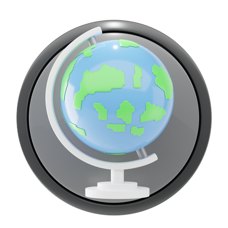 Table Globe  3D Icon