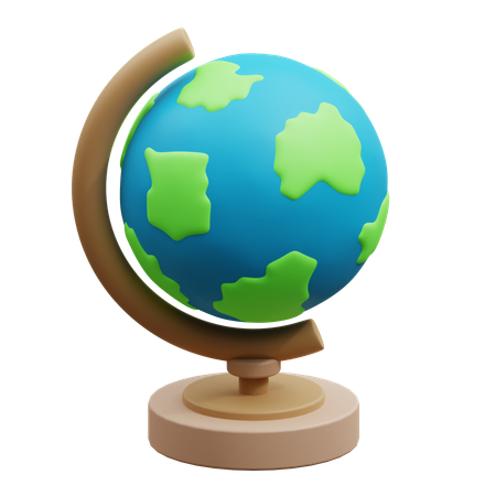 Table Globe  3D Icon