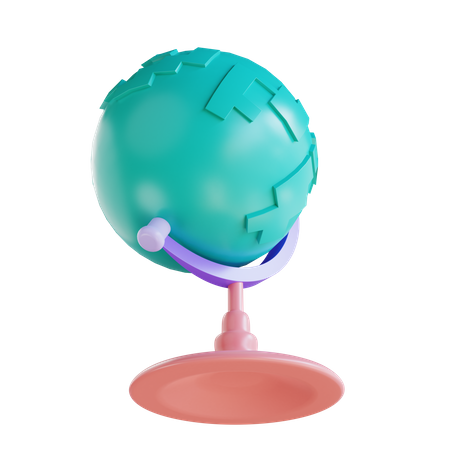 Table Globe  3D Icon