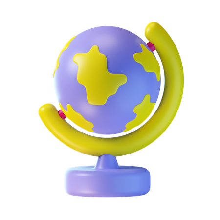 Table Globe  3D Icon