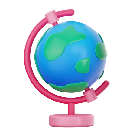 Table Globe 3D Icon