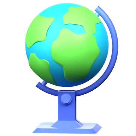 Globe 3 D Icon Illustration 3D Icon