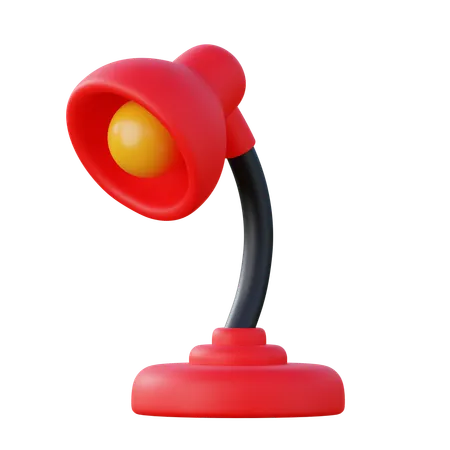 Table Lamp 3 D Icon With Simple And Minimalist Design For Education And Learning Or Even App Website And Game 3D Icon