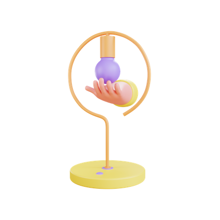 Table Lamp  3D Illustration