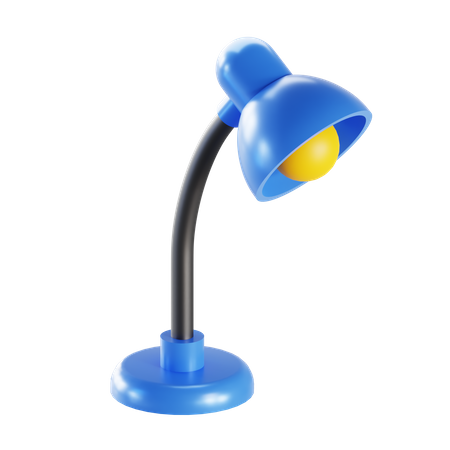 Table lamp 3D Illustration