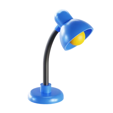 Table Lamp For Study 3D Illustration