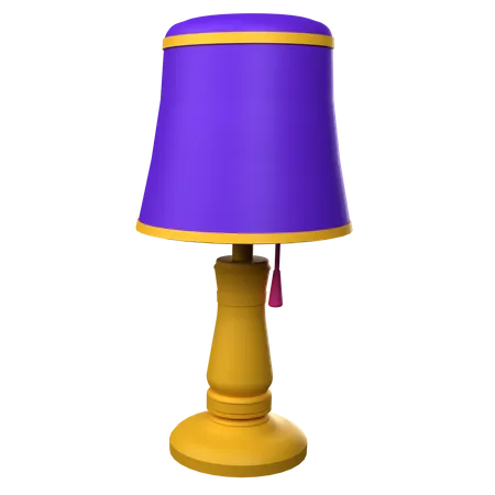 3 D Illustration Table Lamp Object 3D Icon