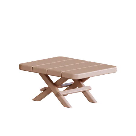 Table pliable  3D Icon