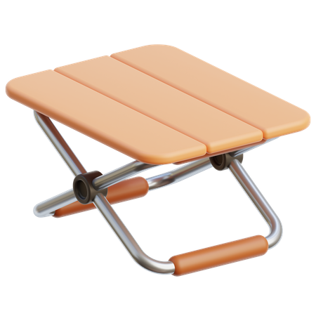 Table pliable  3D Icon