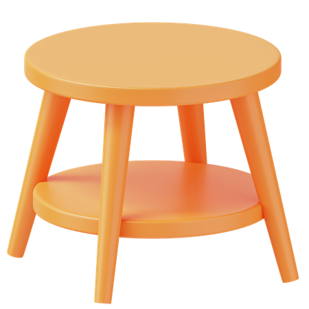 Table ronde  3D Icon