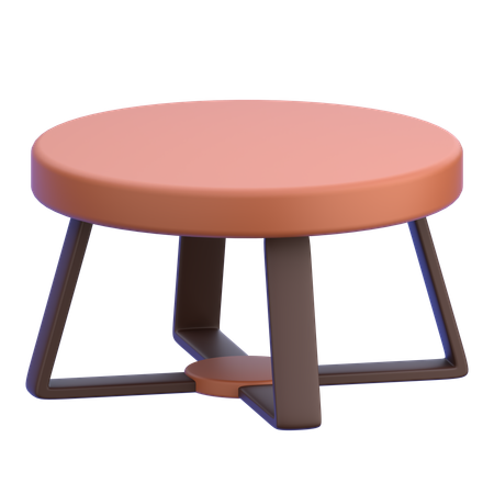 Table ronde  3D Icon