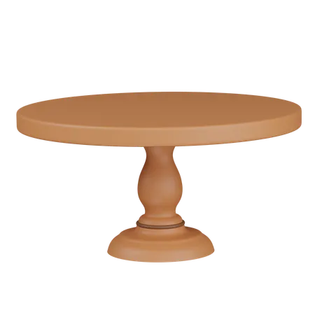 Table ronde  3D Icon