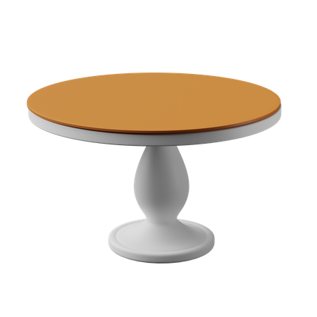 Table ronde  3D Icon