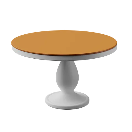 Table ronde  3D Icon