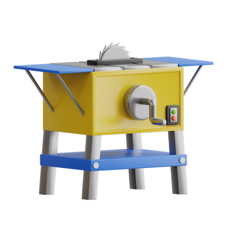 Table Saw  3D Icon