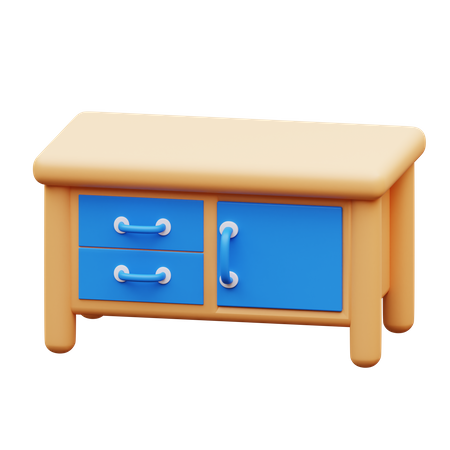 Table Shelf  3D Icon