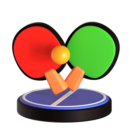 Table tennis  3D Icon