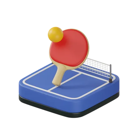 Table Tennis  3D Icon