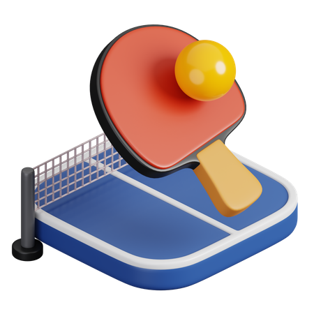 Table Tennis  3D Icon