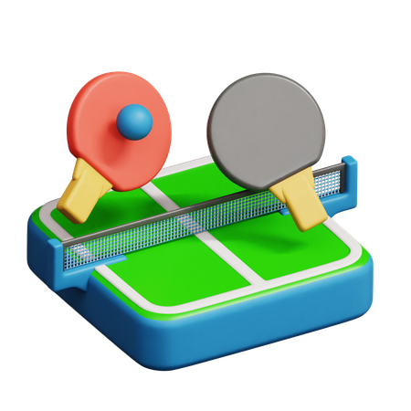 Table Tennis  3D Icon