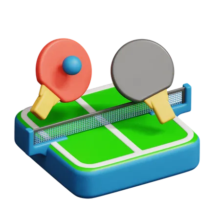 Table Tennis  3D Icon