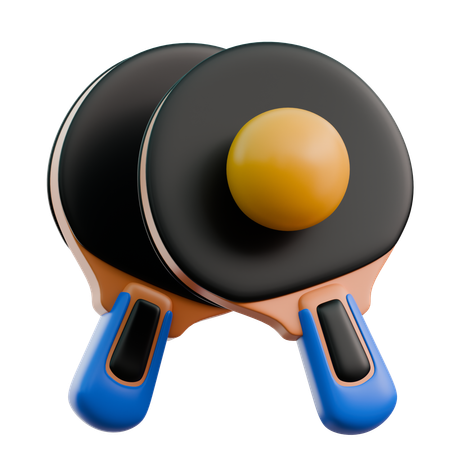 Table Tennis  3D Icon