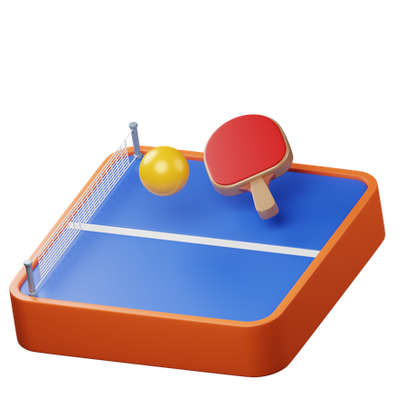 Table Tennis  3D Icon