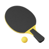 3d table tennis bat illustration