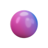 table tennis ball 3d logo