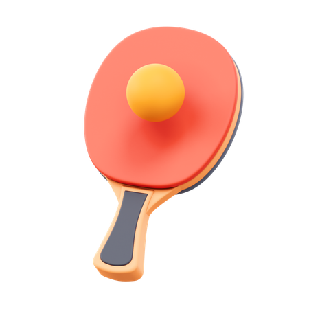 Table tennis bat  3D Icon
