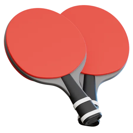 Table Tennis Paddle  3D Icon