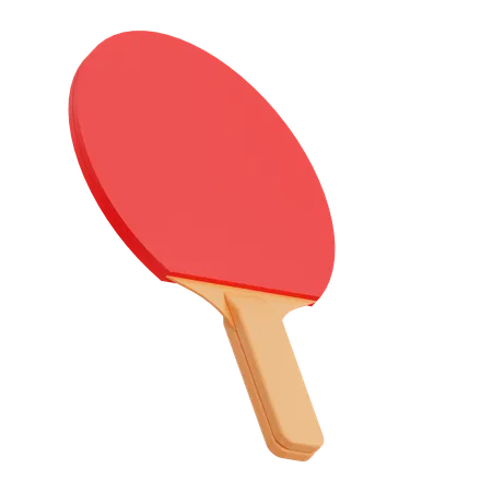 3 D Render Tennis Table Racket Badminton Icon Illustration Isolated On Transparent Background 3D Icon