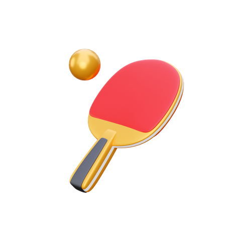 Table Tennis Racket  3D Icon