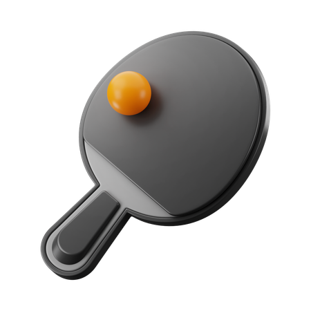 Table Tennis Racket  3D Icon