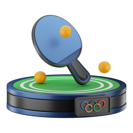 Table tennis sport  3D Icon