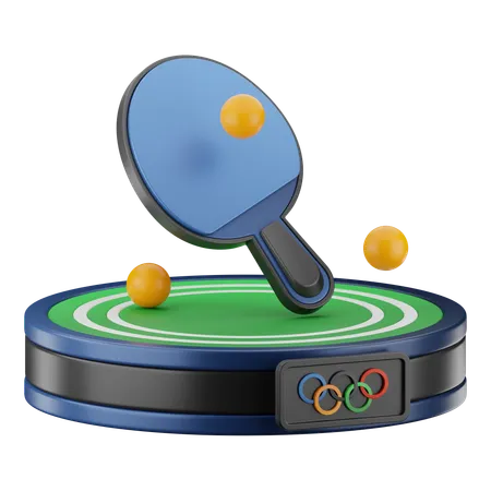 Table tennis sport  3D Icon