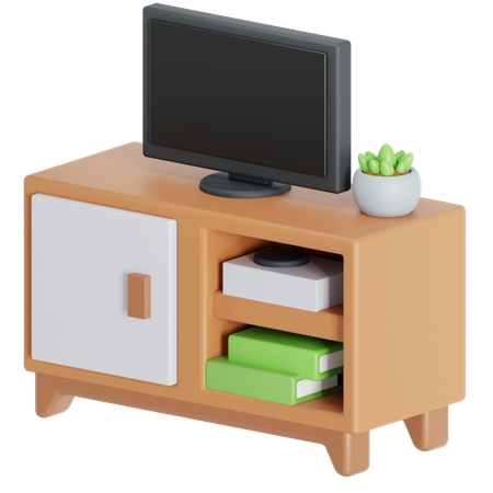 Table TV  3D Icon