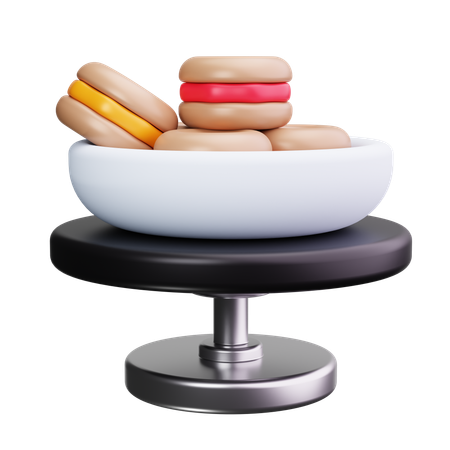 Table with Food  3D Icon