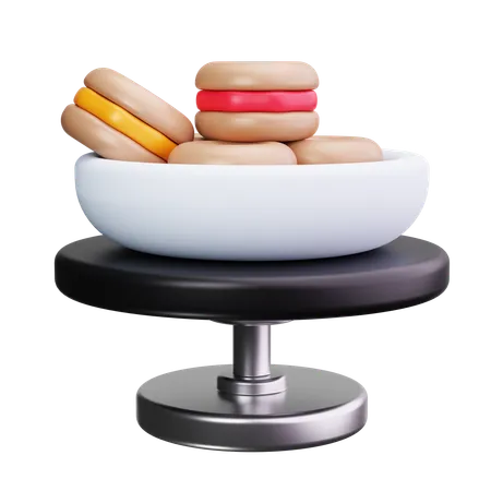 Table with Food  3D Icon