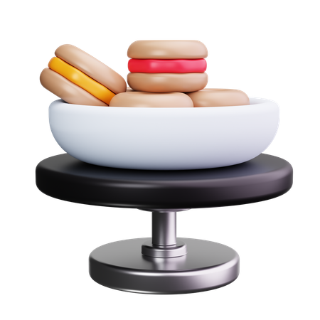 Table with Food  3D Icon